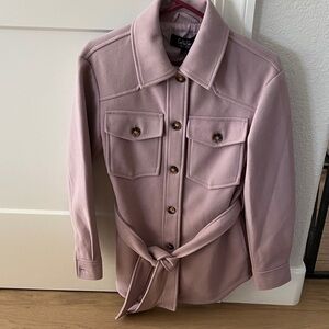 CoffeeShop Light Pink Utility Jacket